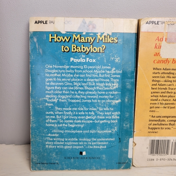 6 Book Bundle Scholastic Apple Set 6 Chapter Books Vintage Modern Mix Fiction - Picture 11 of 16